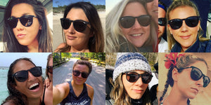 Black Round Eye Sunglasses With Smoke Lenses