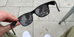 Black Sunglasses With Smoke Lenses