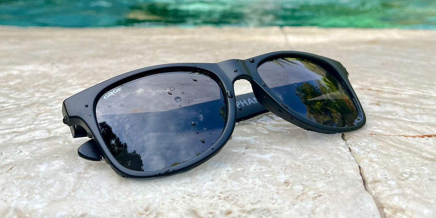 Black Sunglasses With Smoke Lenses