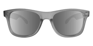 Grey Sunglasses With Silver Mirrored Lenses