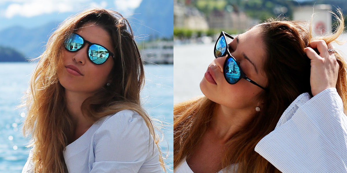 Women's Light Blue Sunglasses