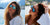 Black Round Eye Sunglasses With Light Blue Lenses