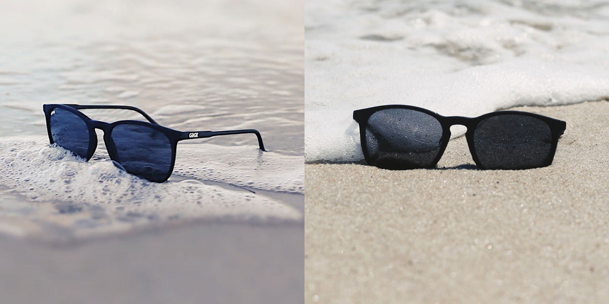 Black Round Eye Sunglasses With Smoke Lenses