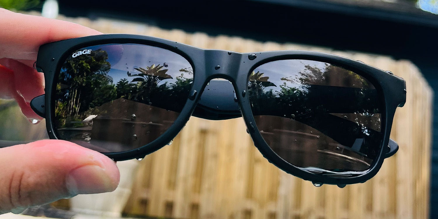 Black Sunglasses With Smoke Lenses