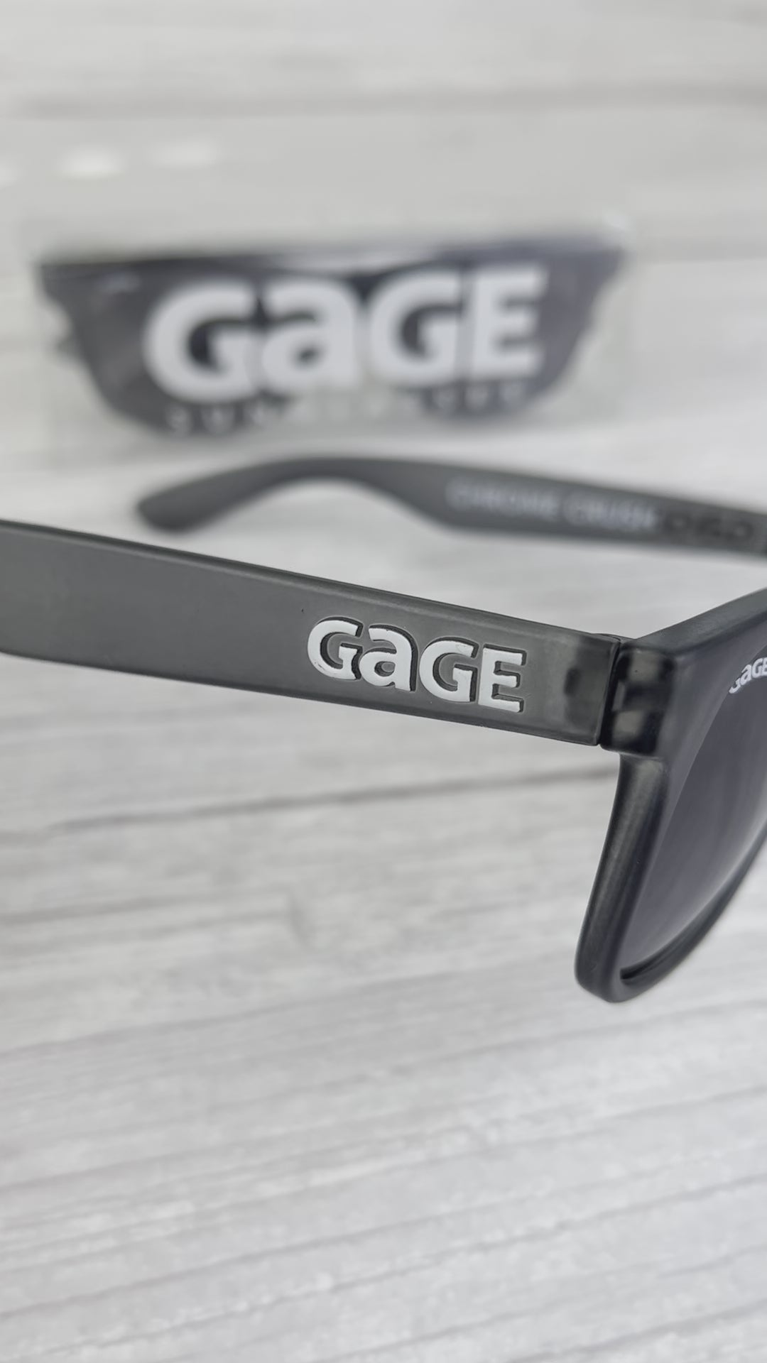 Grey Sunglasses With Smoke Lenses
