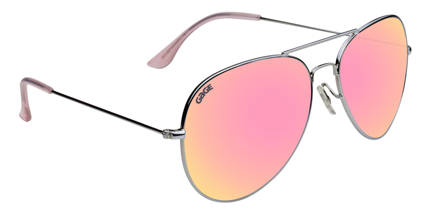Polarized Rose Gold Mirrored Sunglasses | Perfect for Men and Women - Gage  Sunglasses