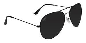 Black Sunglasses With Polarized Smoke Lenses