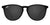 Black Round Eye Sunglasses With Smoke Lenses