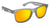 Grey Sunglasses With Yellow Mirrored Lenses