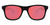 Black Sunglasses With Berry Pink Lenses