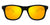 Black Sunglasses With Yellow Mirrored Lenses