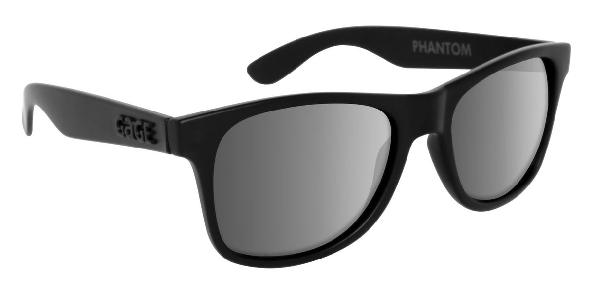 Black Sunglasses With Silver Mirrored Lenses